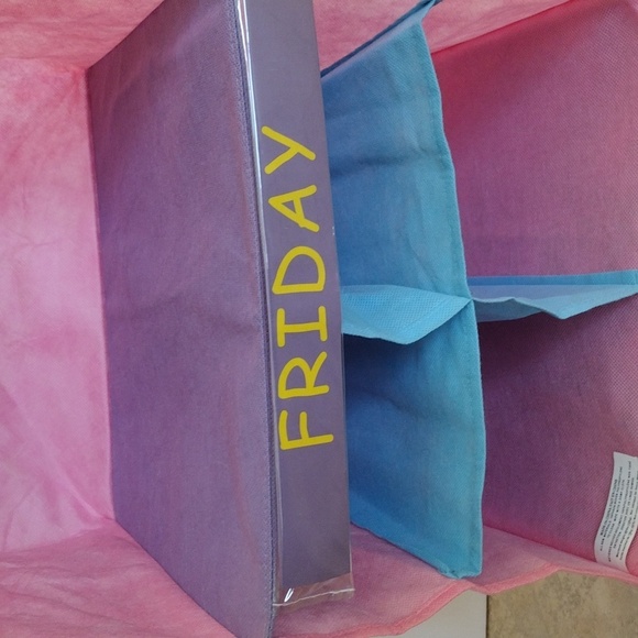 Weekly Hanging Closet Organizers for Kids Weekday Kids Clothes - Picture 3 of 5